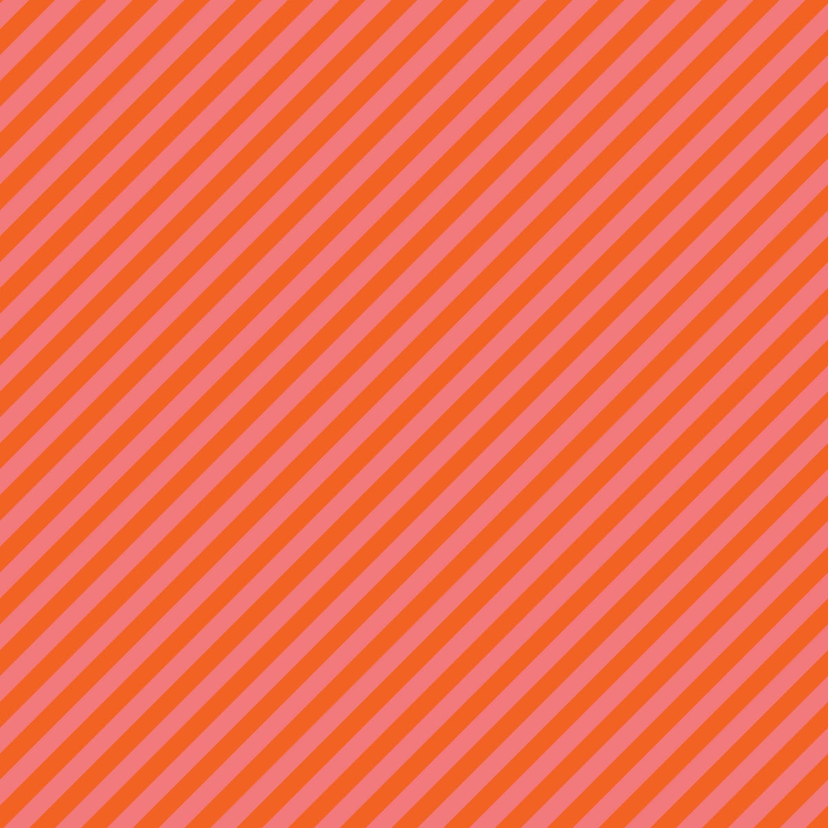Blooming Garden - Stripes in Orange - by Jojulein Design with Cloud 9 Organic Fabrics