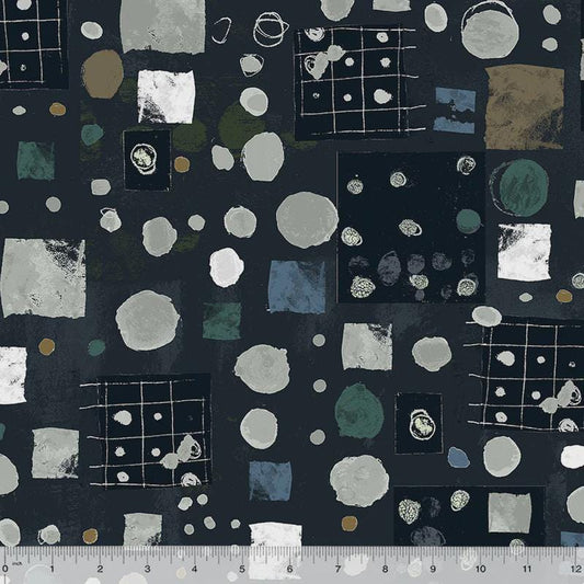 Marble Run - Midnight - by Marcia Derse with Windham Fabrics