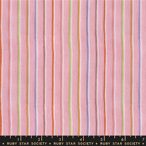 Warp & Weft Mystic Fable - Sketch Stripe in Rosebud - by Alexia Marcelle Abegg with Ruby Star Society
