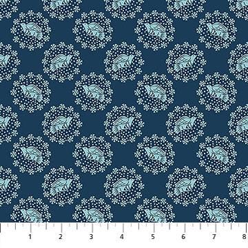 Cozy Christmas - Peaceful in Solstice - by Anna Maria Textiles with Northcott Fabrics