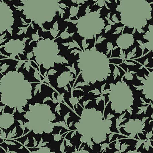 Verdigris - Glenelg in Patina - by Libs Elliott with Andover Fabric