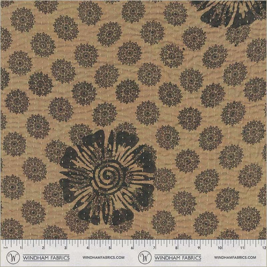 Kantha in Medallion - by Whistler Studios with Windham Fabrics