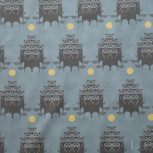 Iconic Vol.2 Poplin - Raccpack - by Charley Harper with Birch Organic Fabrics