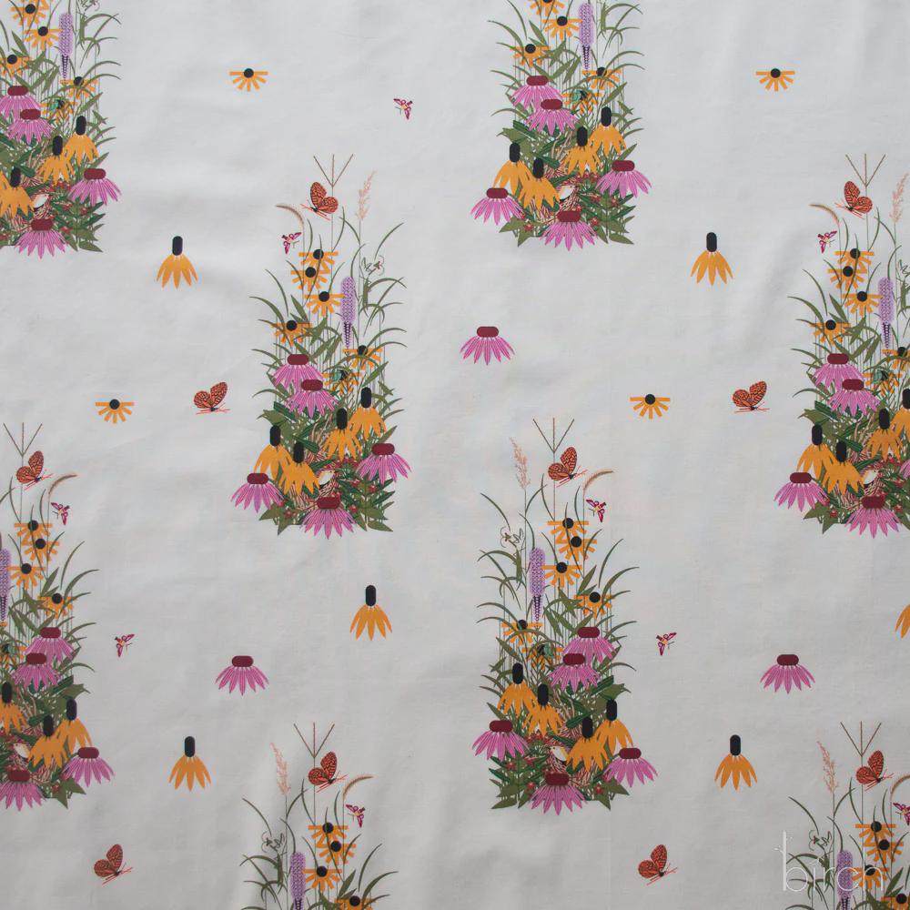 Iconic Vol.2 Poplin - Wildflowers - by Charley Harper with Birch Organic Fabrics