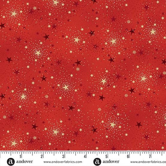 Adorn - Sparkle in Green - by Makower UK with Andover Fabrics