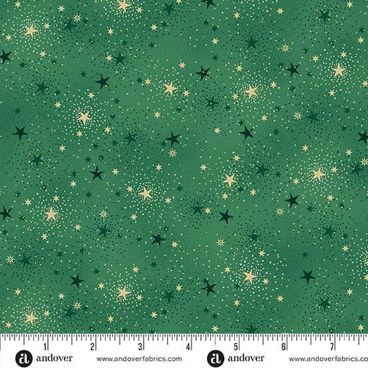 Adorn - Sparkle in Cream - by Makower UK with Andover Fabrics
