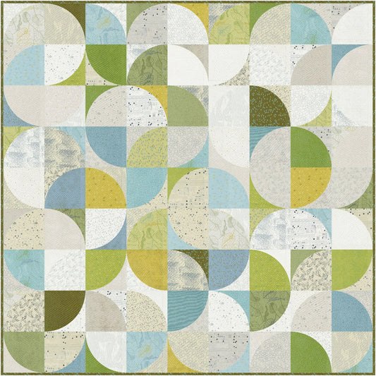 Eclipse 73" x 73" Quilt Kit from Zen Chic