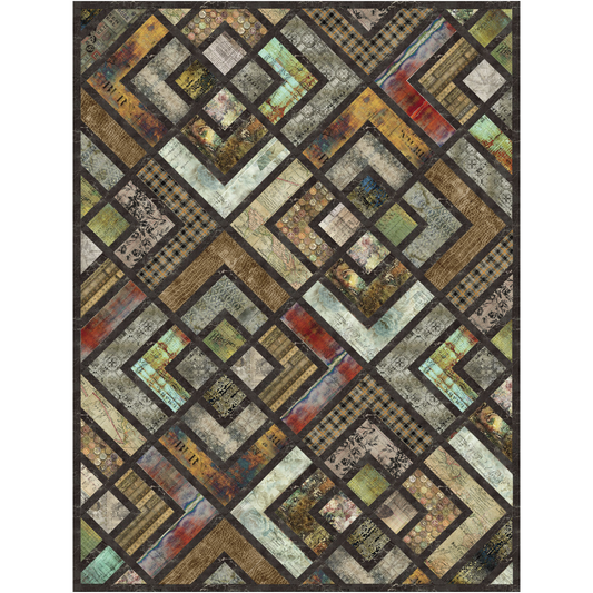 The Penny Quilt Kit – Reimagined with Tim Holtz Foundations, Abandoned, and More