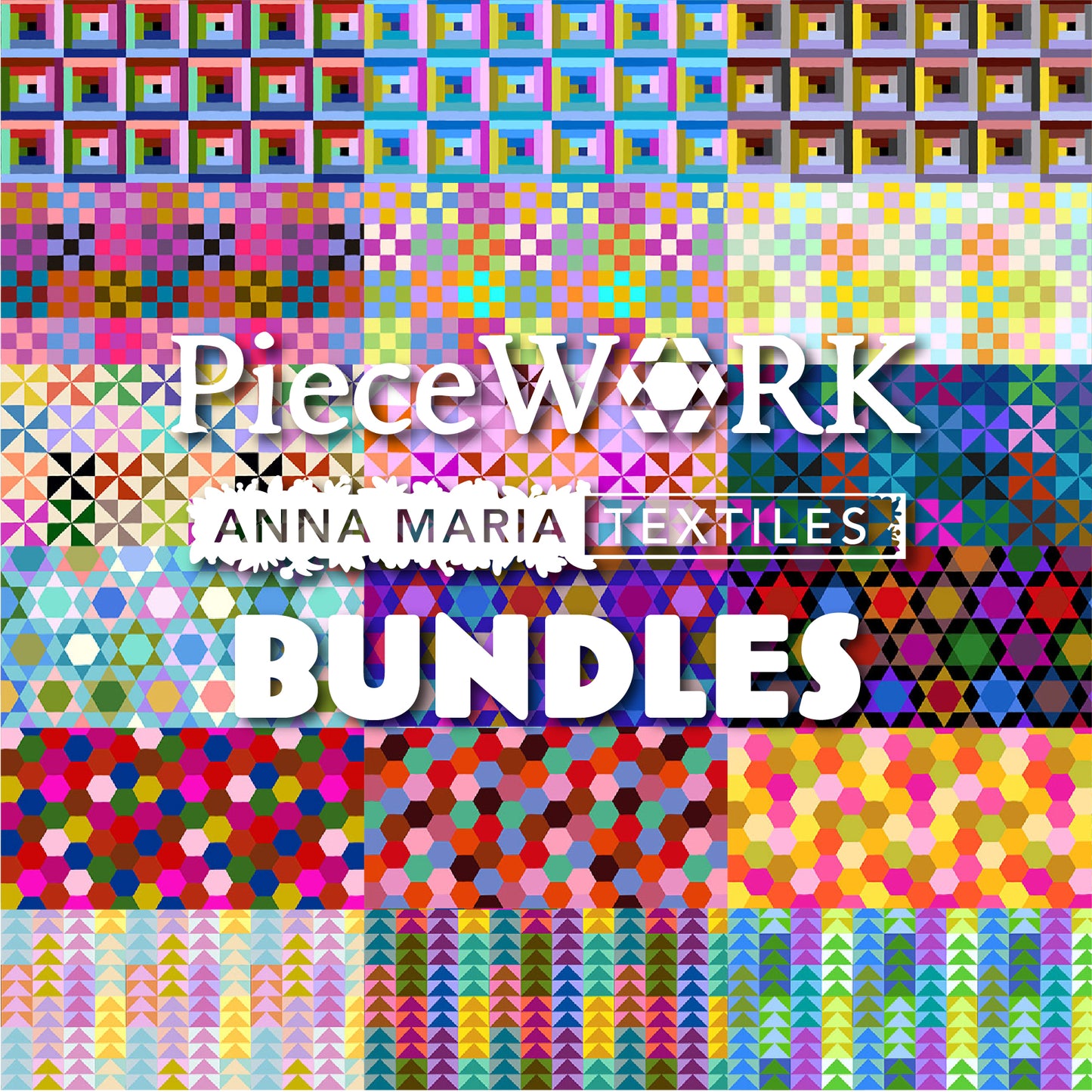 Piecework Bundles by Anna Maria Textiles