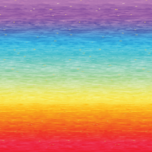 Go With the Flow 108” – Rainbow by Funny Girl with StudioE Fabrics