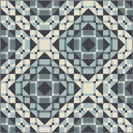 Fry Quilt Kit Featuring Data by Janet Clare for Moda Fabrics