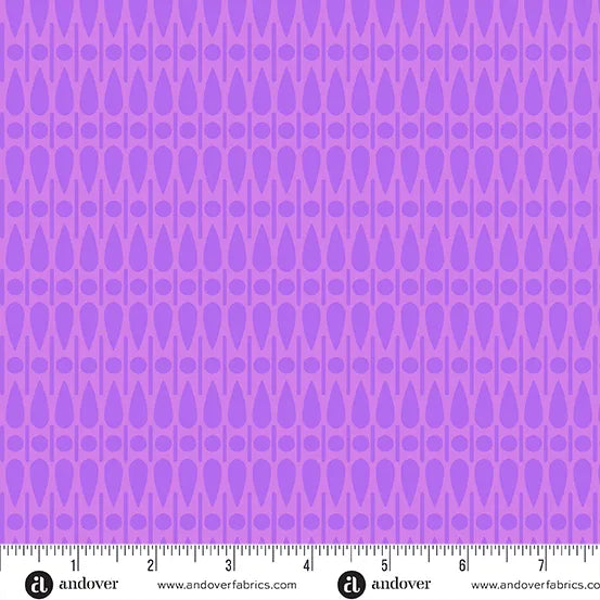 Sun Print 2024 - Scatter in Pansy - by Alison Glass with Andover Fabric