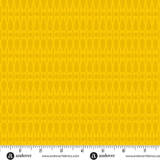 Sun Print 2024 - Scatter in Sunflower - by Alison Glass with Andover Fabric