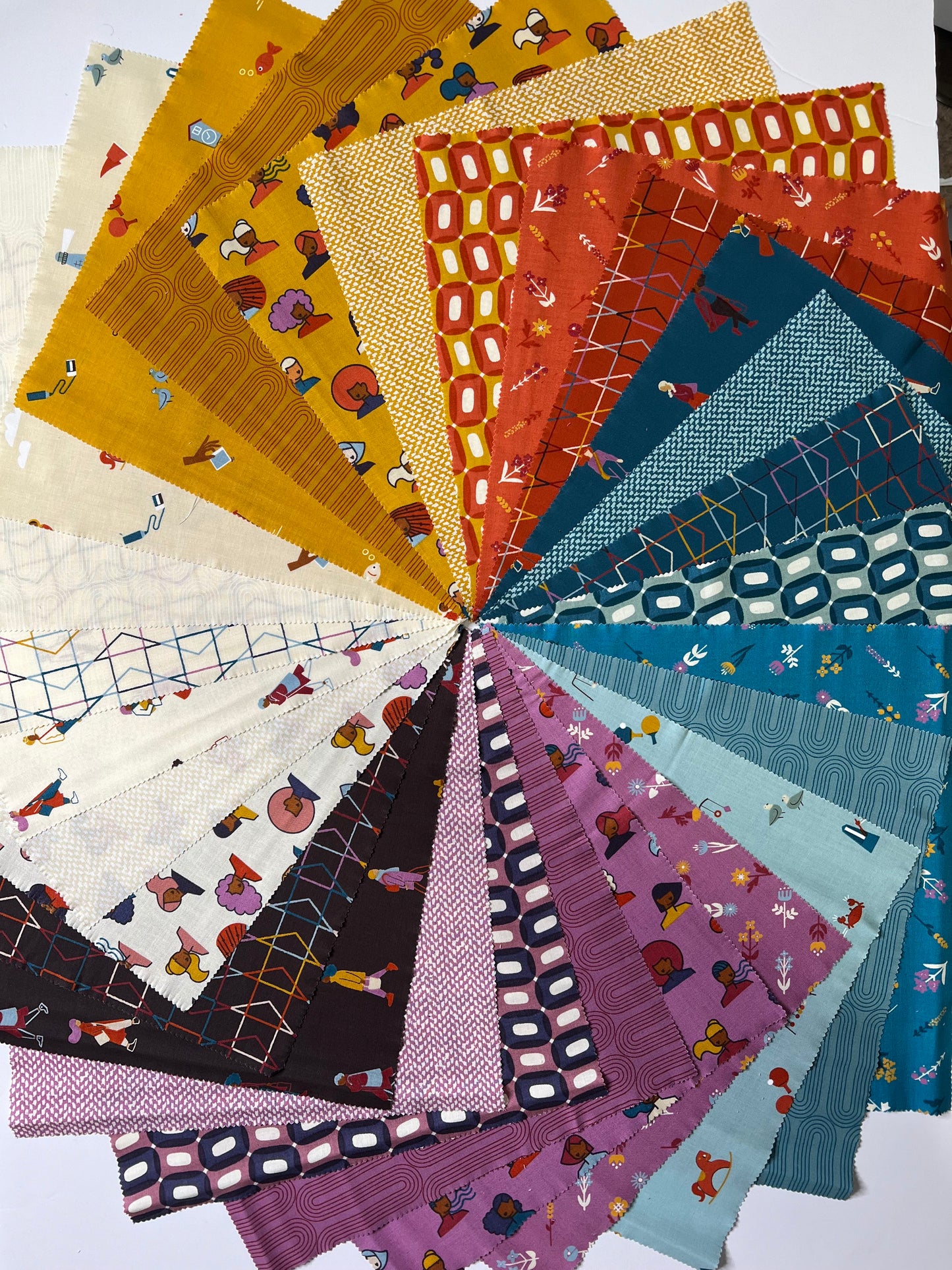 To And Fro Layer Cake (Forty-two 10" Squares) by Rashida Coleman Hale with Ruby Star Society