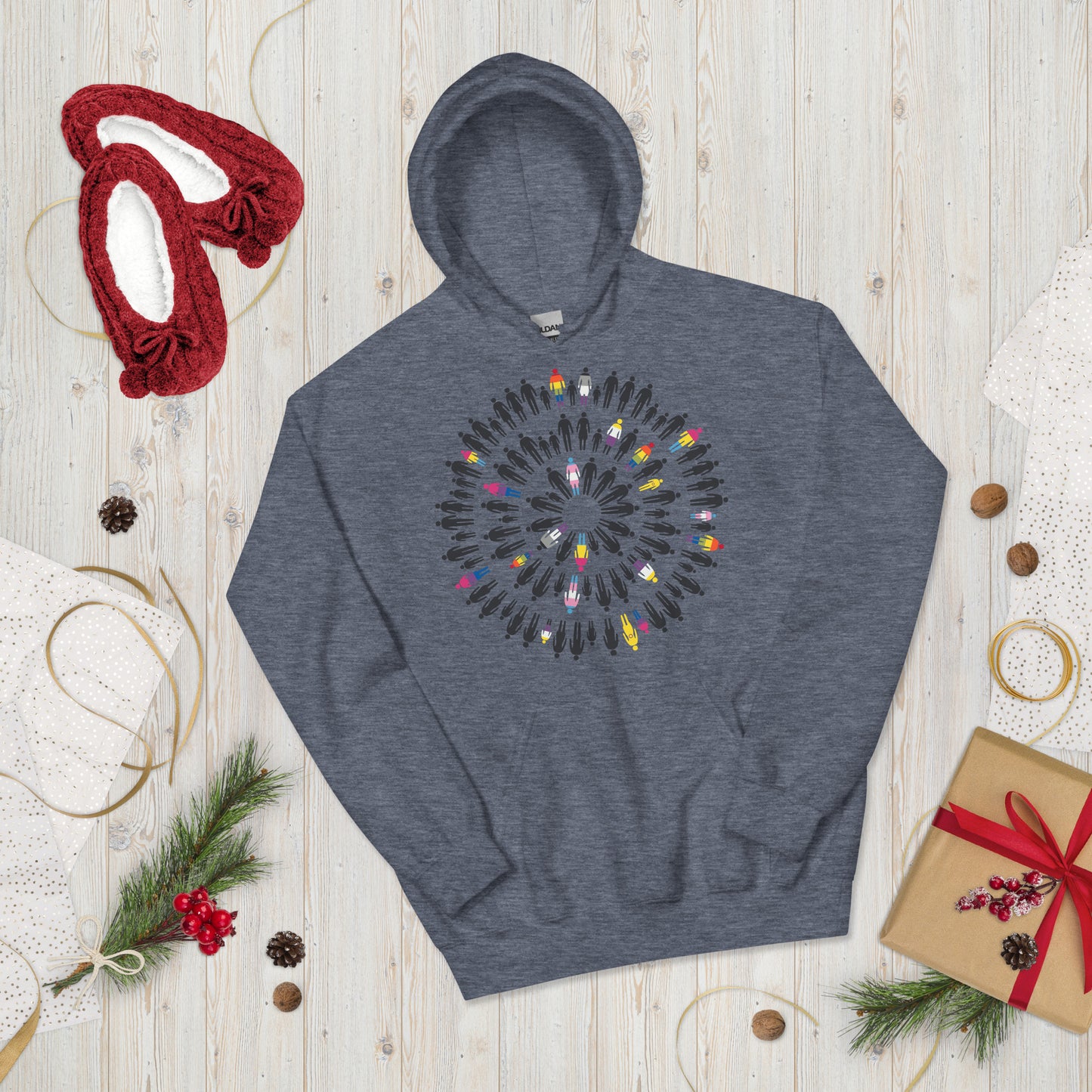 Family Circles - LGBTQ+ Statistics Unisex Hoodie