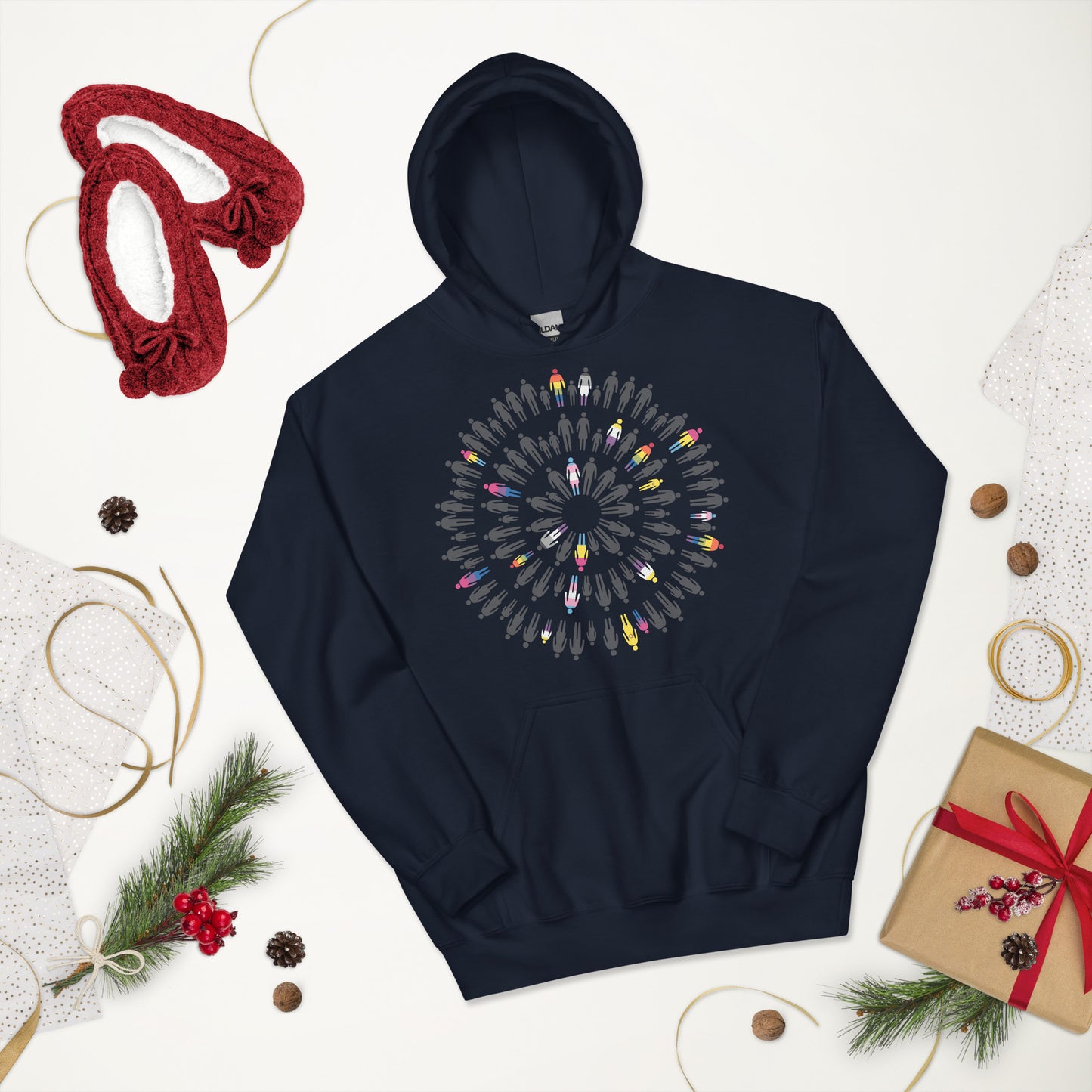 Family Circles - LGBTQ+ Statistics Unisex Hoodie