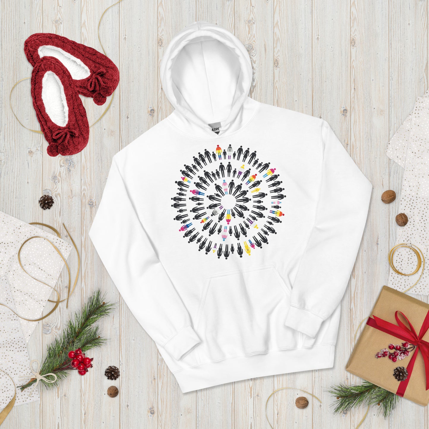 Family Circles - LGBTQ+ Statistics Unisex Hoodie