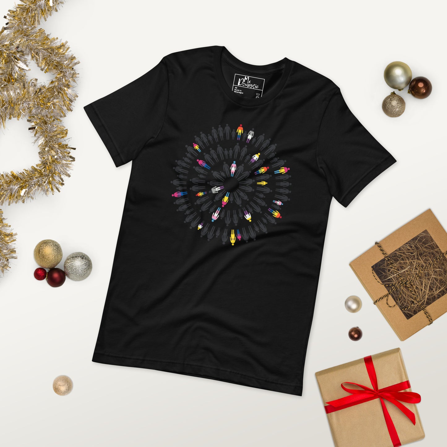 Family Circles - LGBTQ+ Statistics Unisex t-shirt