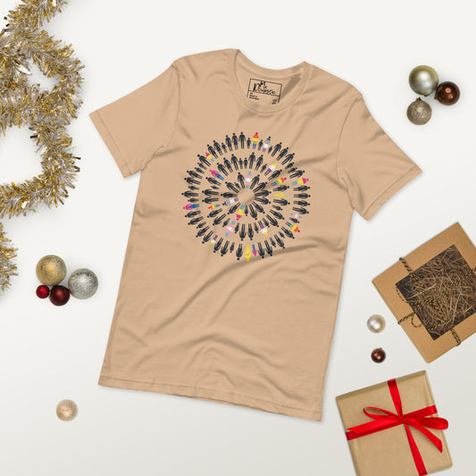 Family Circles - LGBTQ+ Statistics Unisex t-shirt