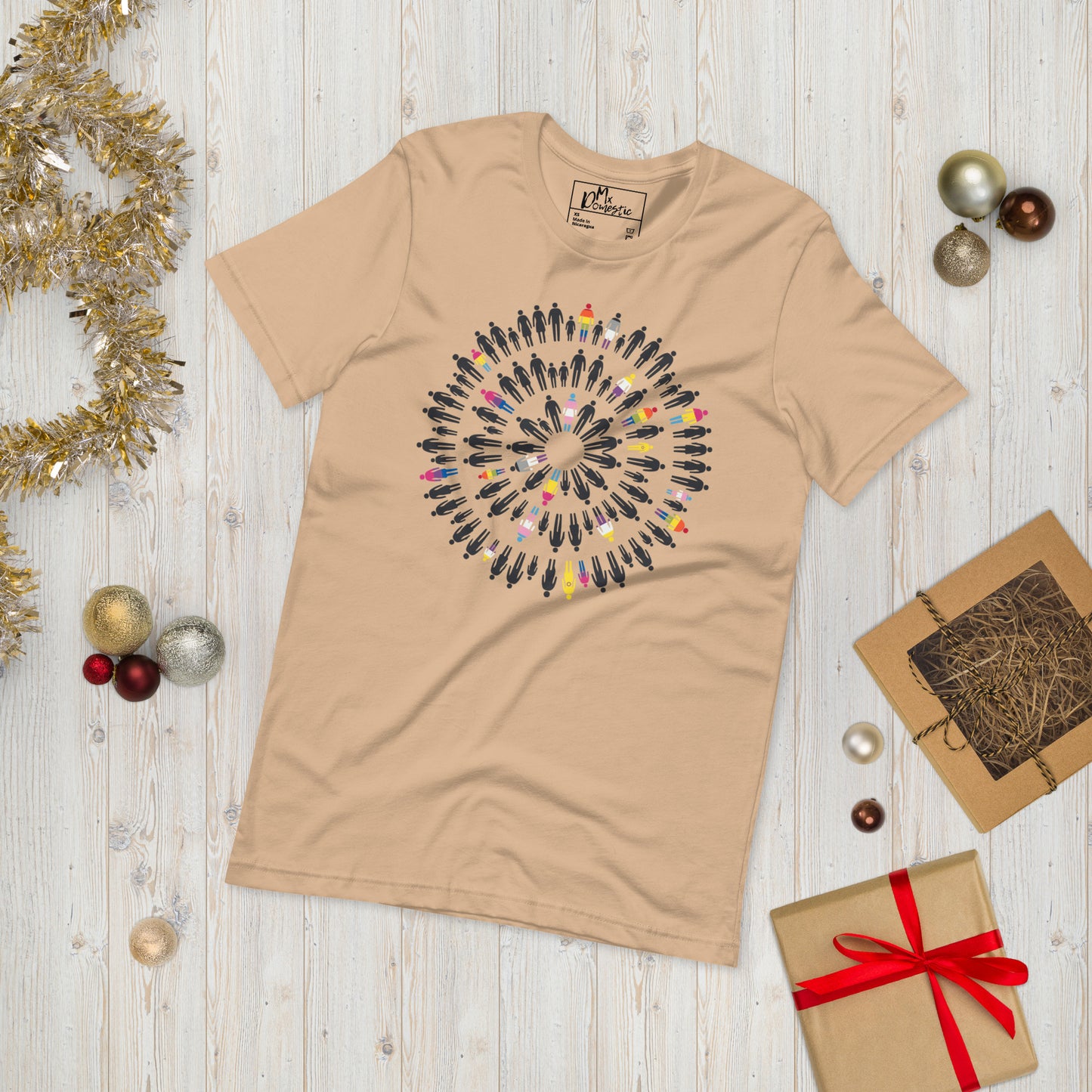 Family Circles - LGBTQ+ Statistics Unisex t-shirt