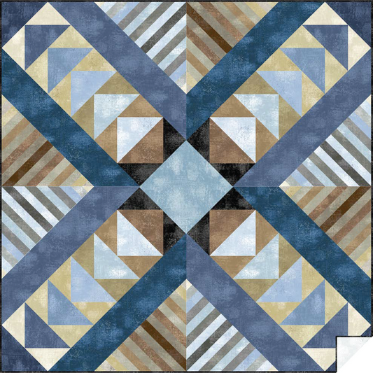 When Sparks Fly Quilt Kit – Featuring Glaze III by Libs Elliott