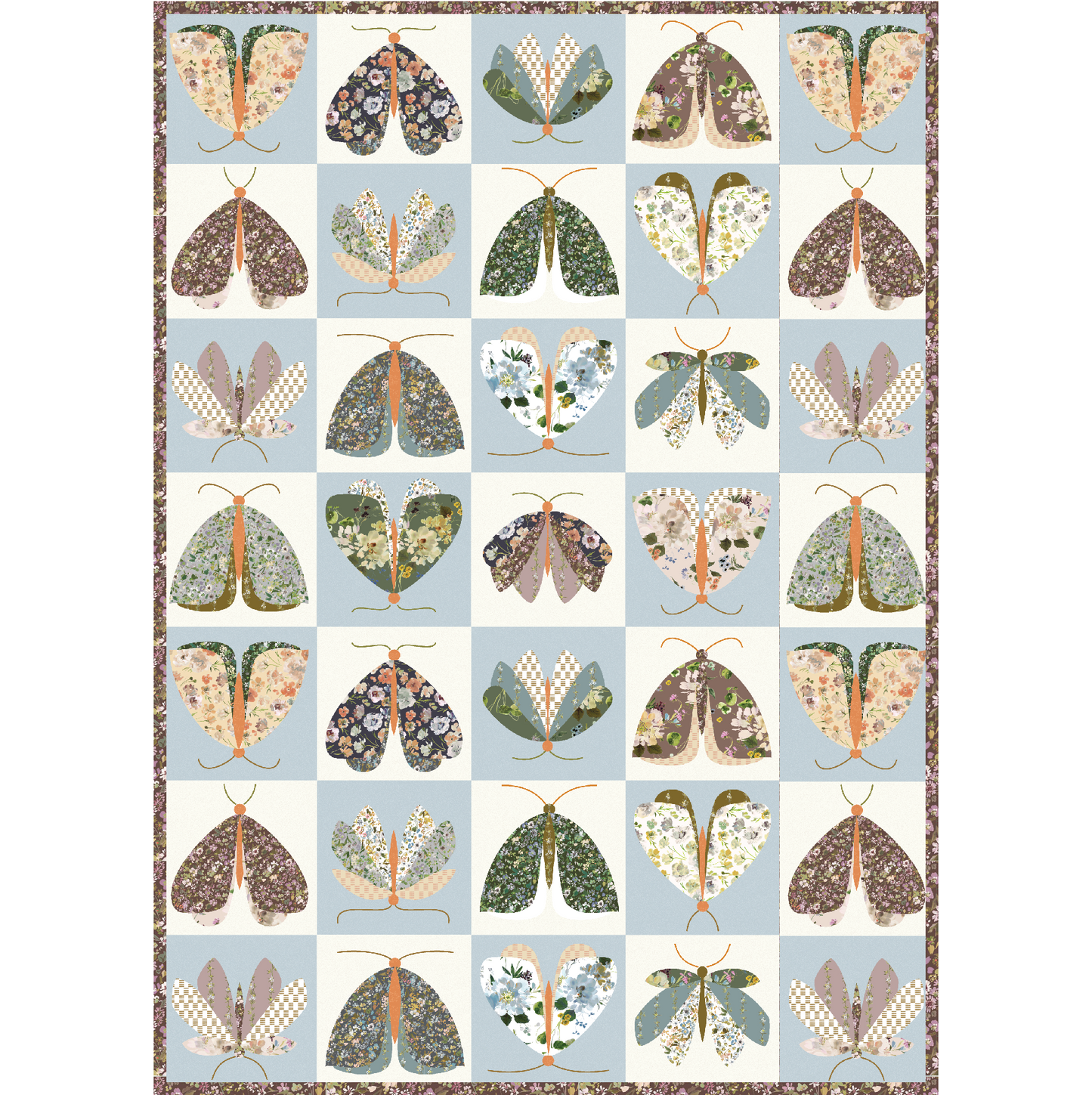 Winged Quilt Kit - Featuring Bloomfield by Kelly Ventura for Windham Fabrics