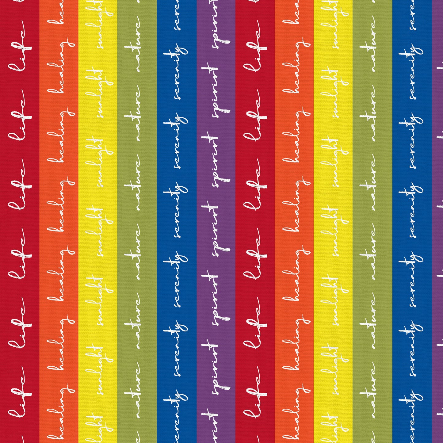 Love is Love Pride Fabrics - Pride Stripes (Half yard cut) Mx Domestic