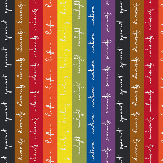 Pride Stripes Philadelphia (Half yard cut) - Love is Love Pride Fabrics - Mx Domestic