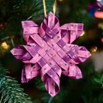 Fabric Swedish Advent Star Ornament – Ornament Along #12