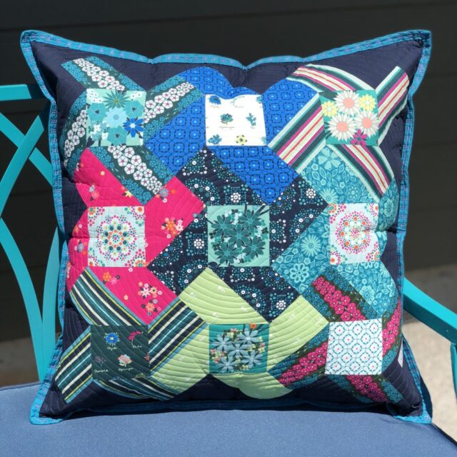 Whirligig Pillow by Karie Jewell