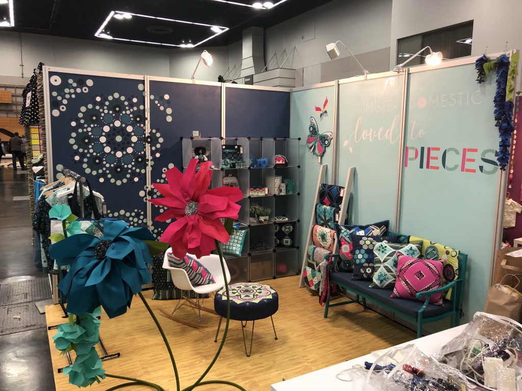 Loved to Pieces Fabric Booth – Spring Quilt Market 2018
