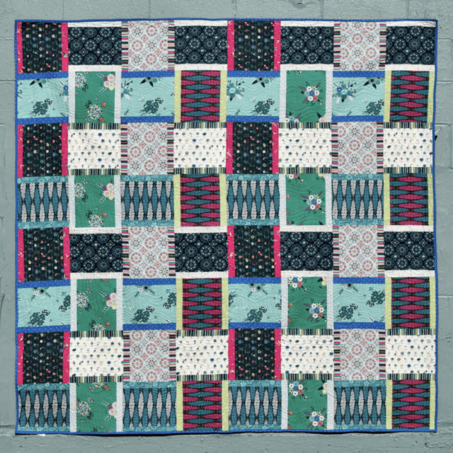 multiple patterned quilt