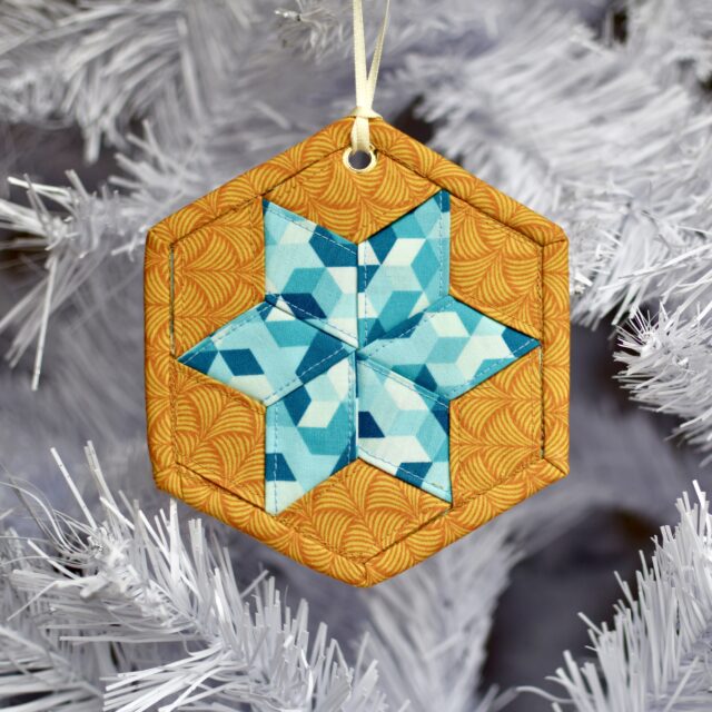 Woven Hexie Ornament: Aura Edition