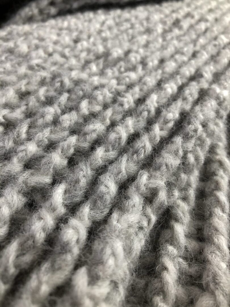 Double Crochet Ribbed Stitch Scarf