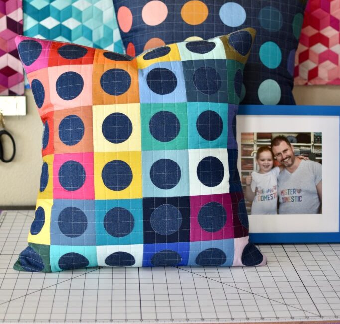 Rainbow Dots Duo: FQS Pillow Fight Entry  