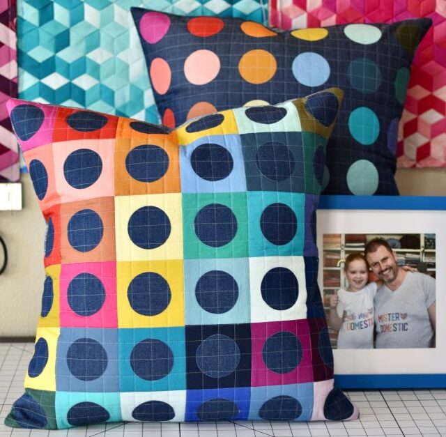 Rainbow Dots Duo: FQS Pillow Fight Entry  