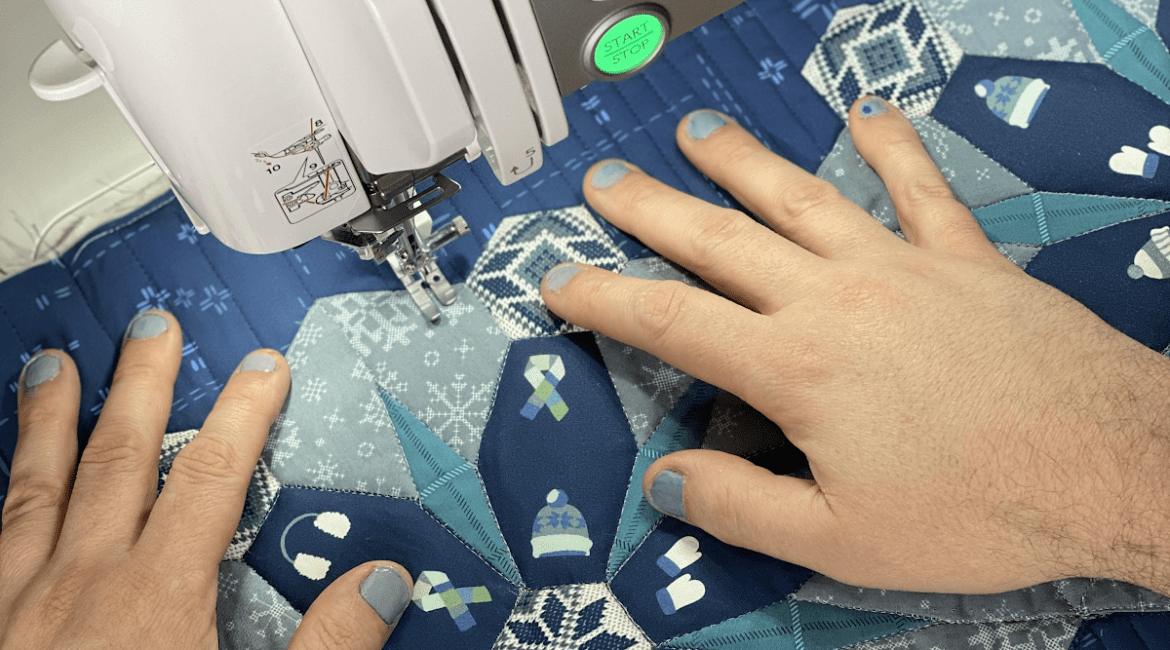 The process of sewing