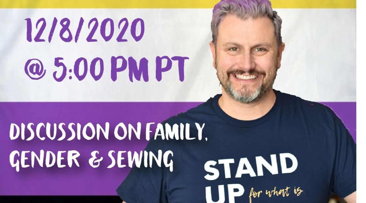 Livestream event about the discussion on family, gender, and sewing