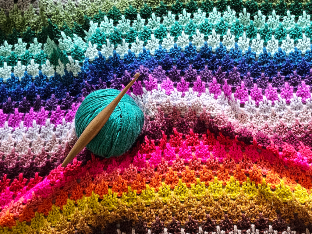 Middle Finger Blanket with Furls Crochet - Mx Domestic